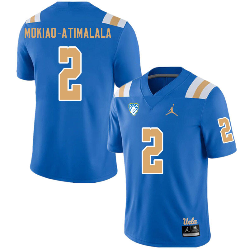 Jordan Brand Men-Youth #2 Titus Mokiao-Atimalala UCLA Bruins College Football Jerseys Sale-Blue